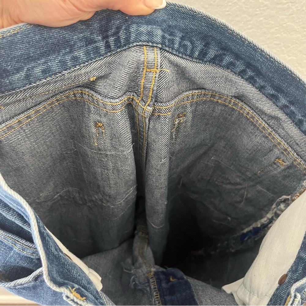 Lee Vintage Patchwork High Rise Crop Jeans - Picture 16 of 16